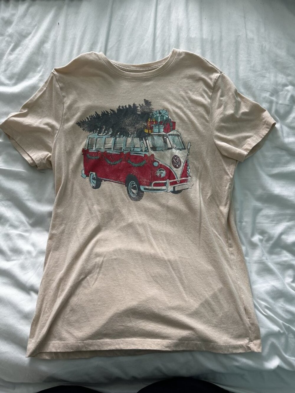 Goodfellow & Co VW Bus Christmas Tree Graphic Tee